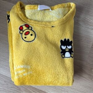 Sanrio Polyester Fleece Lounge/Pajama Set. Badtz-Maru and chick motifs.